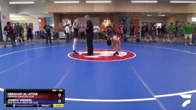 126 lbs Cons. Round 2 - Joseph Wendel, Wild Buffalo Wrestling Club vs Abraham Al-Attar, Firebirds Wrestling Club