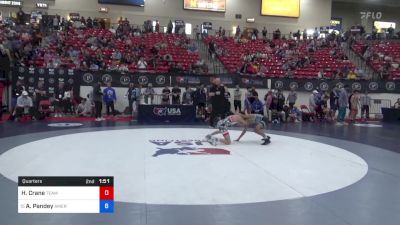 44 kg Quarters - Holten Crane, Team Idaho Wrestling Club vs Arav Pandey, American Dream Wrestling Club