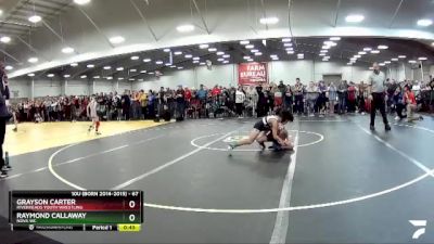 67 lbs Cons. Round 6 - Grayson Carter, Riverheads Youth Wrestling vs Raymond Callaway, Nova WC