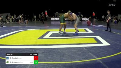 285 lbs Round Of 32 - Connor Barket, Duke vs Devon Dawson, ND State