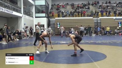 125 lbs Consi Of 8 #1 - Vinny Kilkeary, Ohio State vs Caleb Weiand, Michigan State