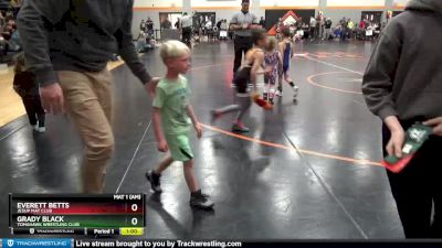 SPW-1 lbs Round 1 - Grady Black, Tomahawk Wrestling Club vs Everett Betts, Jesup Mat Club