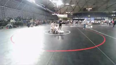 145 lbs Champ. Round 2 - Braiden Romine, South West Washington Wrestling Club vs Bryce Rowland, Fitness Quest Wrestling Club