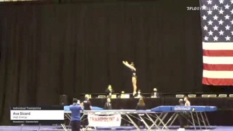 Ava Sicard - Individual Trampoline, High Energy - 2021 USA Gymnastics Championships