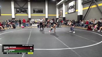 100 lbs Placement (4 Team) - Matti Givens, SOTM Black vs Isabel Ekchan, BVWC
