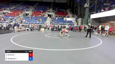 126 lbs Cons 64 #2 - Yaisel O'Farrill, Florida vs Braden Broderick, Michigan