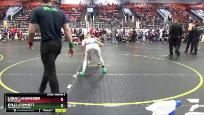 107 lbs Cons. Round 4 - Kylee Grimmett, Springport Spartans vs Logan Langmesser, St. Clair WC