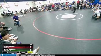 220 lbs Round 3 (3 Team) - Alan Leanos, Pasco vs Jesse Martinez, Deer Park