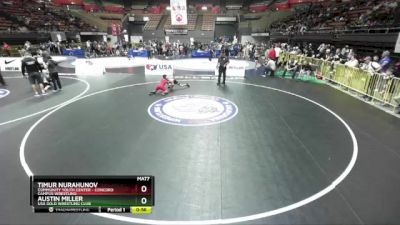 74 lbs Champ. Round 2 - Austin Miller, USA Gold Wrestling Club vs Timur Nurahunov, Community Youth Center - Concord Campus Wrestling