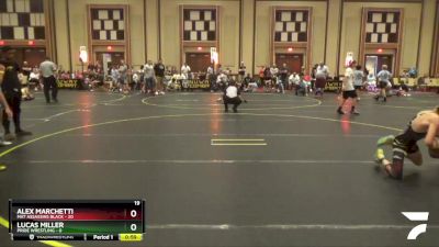 91 lbs Round 3 (6 Team) - Alex Marchetti, Mat Assassins Black vs Lucas Miller, Pride Wrestling