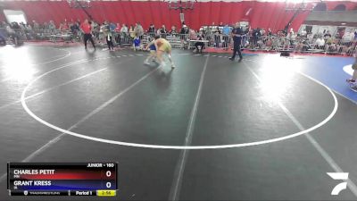 160 lbs Cons. Semi - Charles Petit, MN vs Grant Kress, IA