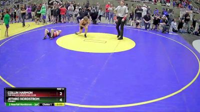 105 lbs Quarterfinal - Jethro Nordstrom, Tombey vs Collin Harmon, The Dalles Wrestling Club