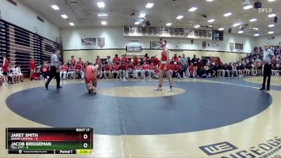 157 lbs Semis & Wb (16 Team) - Jaret Smith, Adams Central vs Jacob Briggeman, Tell City