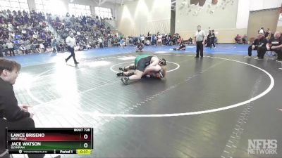 287 Boys Cons. Semi - Lance Briseno, West Hills vs Jace Watson, Olympian