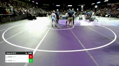 106 lbs Consi Of 16 #1 - Jacob Cava, Torrey Pines (SD) vs Alijah Ortiz, Clovis North (CS)