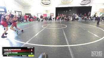 138 lbs Quarterfinal - Mark Bonenberger, Willow Glen vs Jameson Moore, Fremont