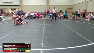 92 lbs Round 4 - Qwyntan Dyer, Soddy Daisy vs Adrian Feliciano, Darkhorse Wrestling