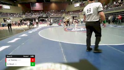 Champ. Round 1 - Journey Toomey, North Sanpete vs Avery Boyd, Juab