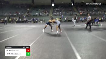 157 lbs Consolation - Alfonso Martinez, North Idaho vs Nolan Miller-Johnston, Iowa Central