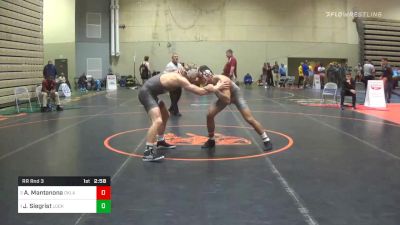 Prelims - Anthony Mantanona, Oklahoma vs Jared Siegrist, Lock Haven