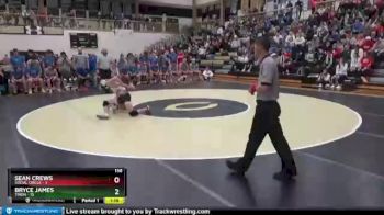 138 lbs Placement Matches (8 Team) - Bryce James, Trion vs Sean Crews, Social Circle