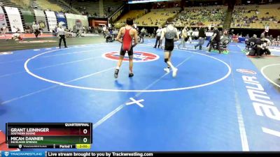 126 Class 2 lbs Quarterfinal - Micah Danner, Excelsior Springs vs Grant Leininger, Southern Boone