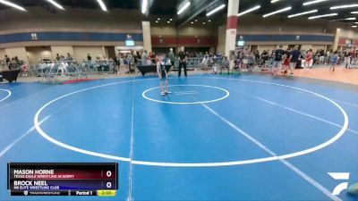 63 lbs Round 2 - Mason Horne, Texas Eagle Wrestling Academy vs Brock Neel, NB Elite Wrestling Club