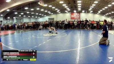 85 lbs Semifinal - Chevii Anderson, Highlands Wrestling Club vs Zeke Swensen, Great Neck Wrestling Club