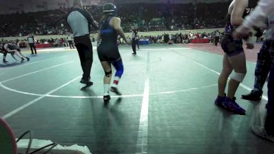 138 lbs Round Of 16 - Kaydance Sherwood, Sapulpa Junior High vs Makaylee Cannon, Piedmont