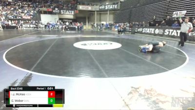 2A 132 lbs Cons. Semi - Jacob McKee, Hockinson vs Chase Weber, Burlington-Edison