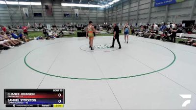 195 lbs Placement Matches (8 Team) - Chance Johnson, Kansas Red vs Samuel Stockton, Team Colorado