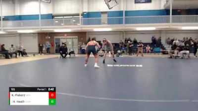 165 lbs Quarterfinal - Hunter Heath, Southwestern Michigan Community College vs Kacper Piskorz, Morton Community College