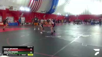 90-93 lbs Round 3 - Shelton Fridgen, Moorhead SPUDS vs Brody Brunkow, WCAABE