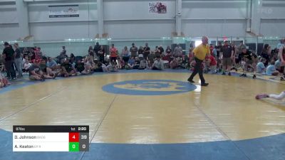 97 lbs Pools - December Johnson, Badger Girls Elite vs Allegra Keaton, EP Rattlers