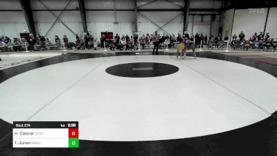 174 lbs Round Of 16 - Hunter Cleaver, Centenary vs Tristan Julian, Western New England