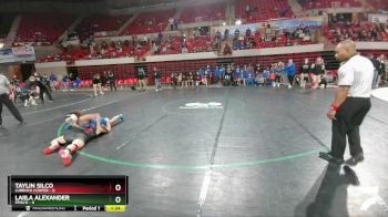145 lbs 2nd Wrestleback And Semi-finals (16 Team) - Taylin Silco, Lubbock Cooper vs Laiila Alexander, Frisco