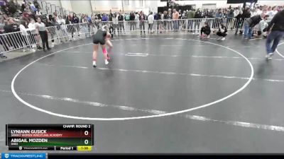 135 lbs Champ. Round 2 - Lyniann Gusick, Sebolt Women Wrestling Academy vs Abigail Mozden, Ohio