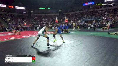 132 lbs Round of 16 - Alex Felix, Gilroy (CC) vs Aaron Diaz, Canyon Springs (SS)