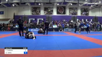 Laura Hallock vs Ana Talita 2019 Pan IBJJF Jiu-Jitsu No-Gi Championship