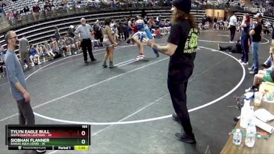 165 lbs Round 5 (6 Team) - Siobhan Flanner, Kansas Aqua Lizard vs Tylyn Eagle Bull, South Dakota Lightning