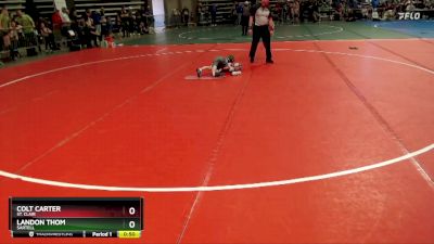 54 lbs Cons. Round 2 - Colt Carter, St. Clair vs Landon Thom, Sartell