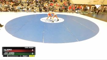 149 lbs Cons. Round 1 - Al Perez, Wabash vs Joey Ahern, UW-Stevens Point