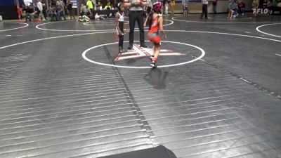 51 lbs Round Of 32 - Jennah Ewis, Wilkes Barre vs Ava Weekes, Mahanoy Area