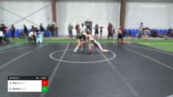 101 lbs Prelims - Eva Barry, Newton Braves vs Emme Hoarle, Somerville Branchburg Wrestling Club