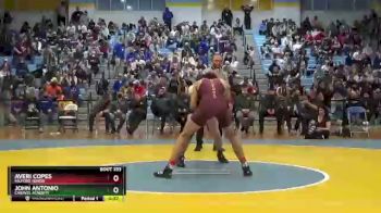 152 lbs 1st Place Match - John Antonio, Caravel Academy vs Averi Copes, Milford Senior