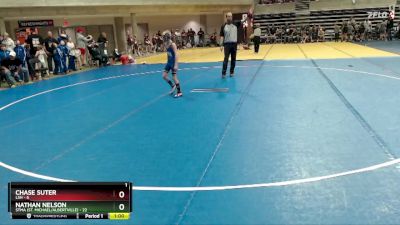 70 lbs Quarterfinals (8 Team) - Nathan Nelson, STMA (St. Michael/Albertville) vs Chase Suter, LSH