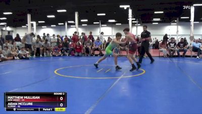 102 lbs Round 2 (8 Team) - Matthew Mulligan, New Jersey vs Aidan McClure, Illinois