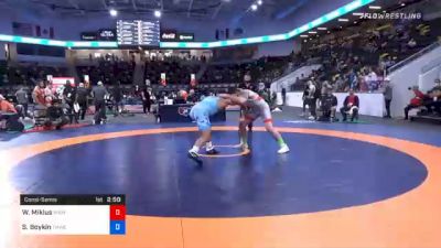 92 kg Consolation - Willie Miklus, Michigan Wrestling CLub vs Scottie Boykin, TMWC/ Spartan Combat RTC