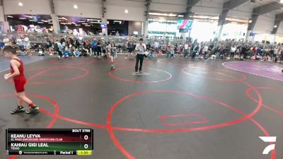 65 lbs Quarterfinal - Kahiau Gigi Leal, Texas vs Keanu Leyva, El Paso Enforcers Wrestling Club