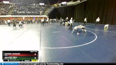 45 lbs Cons. Round 3 - Graysen Bell, DC Elite Wrestling vs Zayden Jackson, Iowa